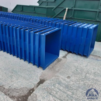 Контейнер металлический для мусора объём 1,1 м³ (евроформа)  купить в Новороссийске