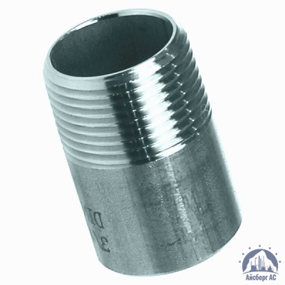 Ниппель нержавеющий Ду 40 1 1/2'' AISI 316 купить в Новороссийске